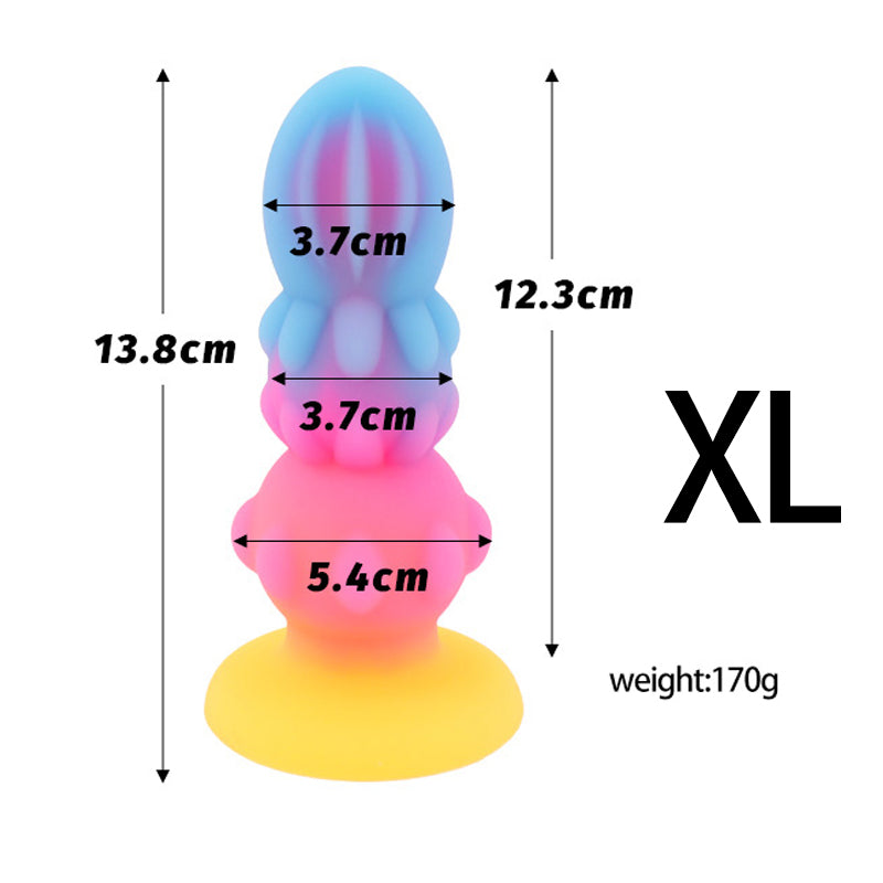 ANAL DILDO FOR MEN 8 INCH COLORFUL