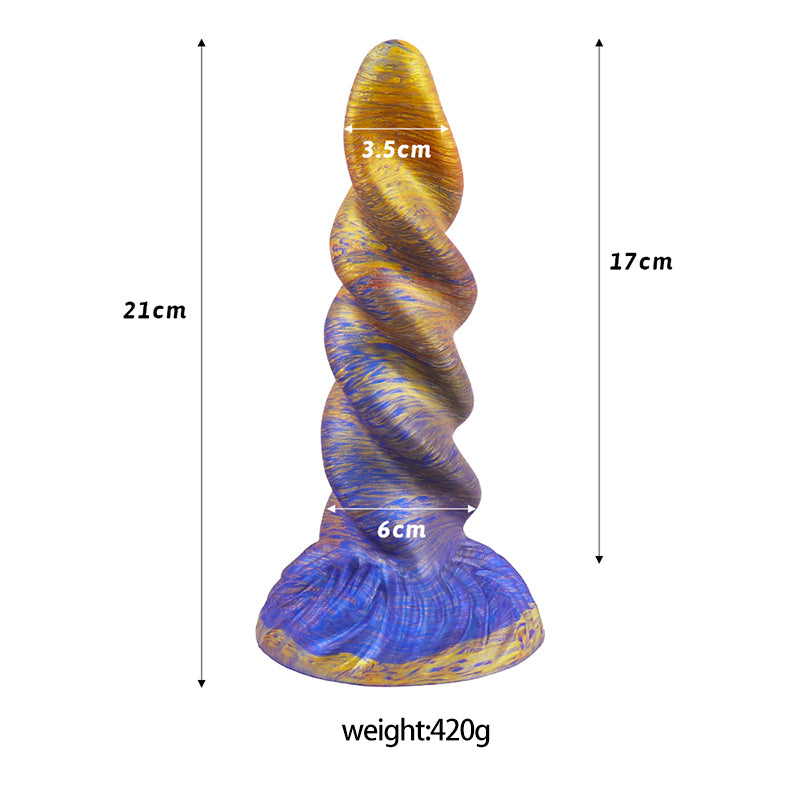 ANAL DILDO FOR MEN 8 INCH COLORFUL BEGINNER