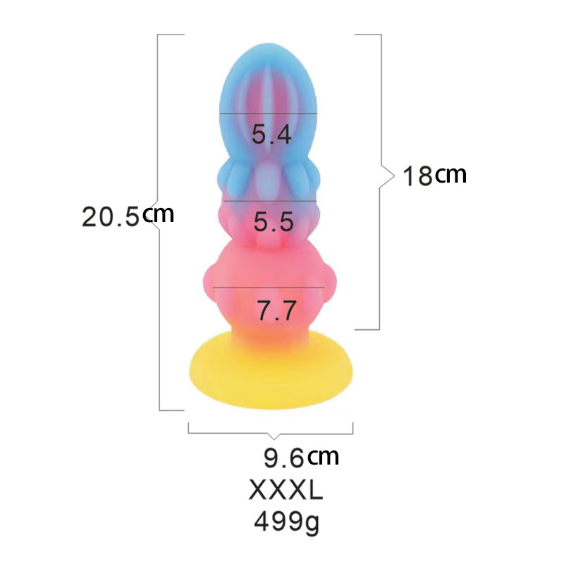 ANAL DILDO FOR MEN 8 INCH COLORFUL