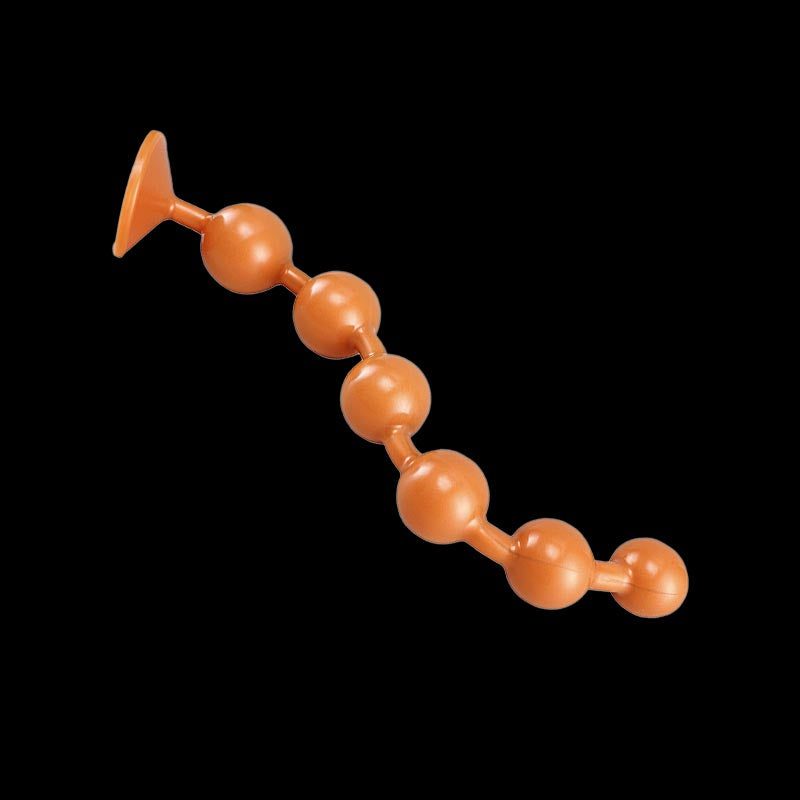 HUGE ANAL TOYS BEADED SILICONE 24 IN BLACK