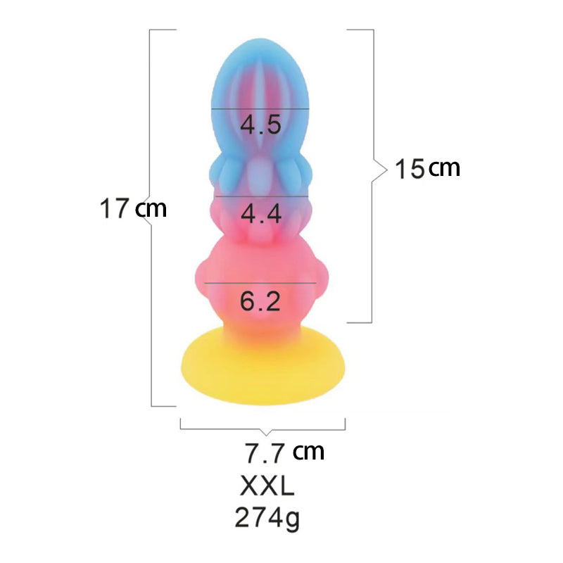 ANAL DILDO FOR MEN 8 INCH COLORFUL