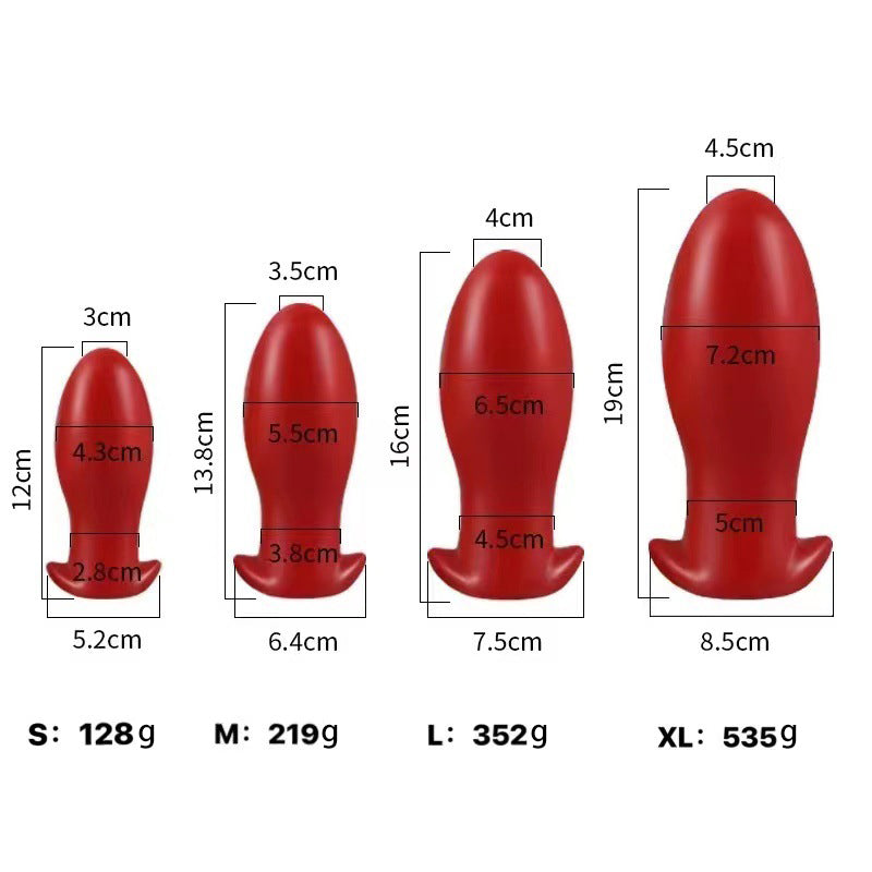 SMALL ANAL DILDO 7 INCH RED MEN FOR BEGINNERS TRAINER