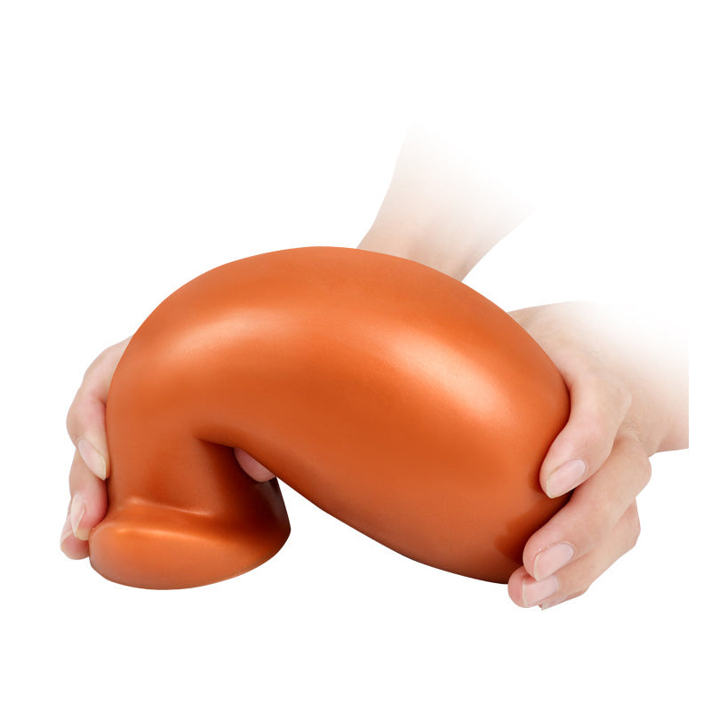 MALE ANAL TOYS 9 INCH BLACK SILICONE STARTER