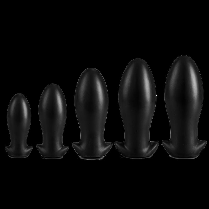 MALE ANAL TOYS 9 INCH BLACK SILICONE STARTER