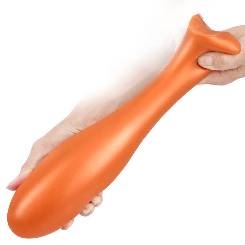 MALE ANAL TOYS 9 INCH BLACK SILICONE STARTER