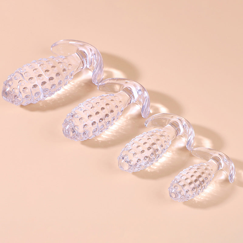 SMALL ANAL TOYS 5 INCH TRANSPARENT TRAINER MEN