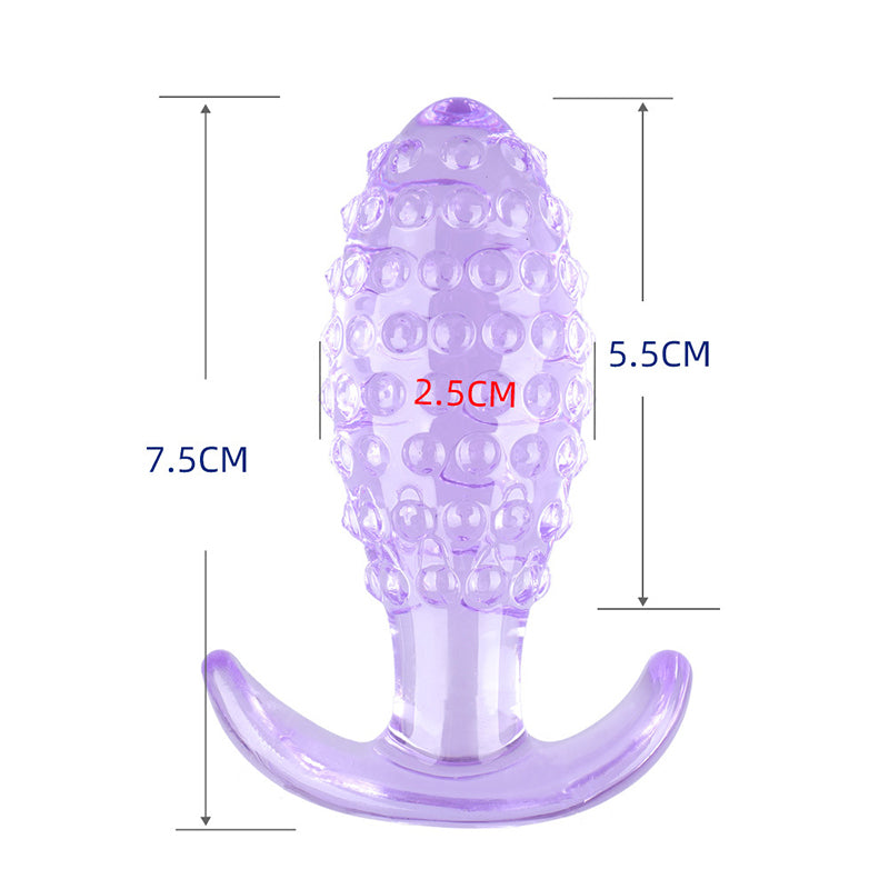 SMALL ANAL TOYS 5 INCH TRANSPARENT TRAINER MEN