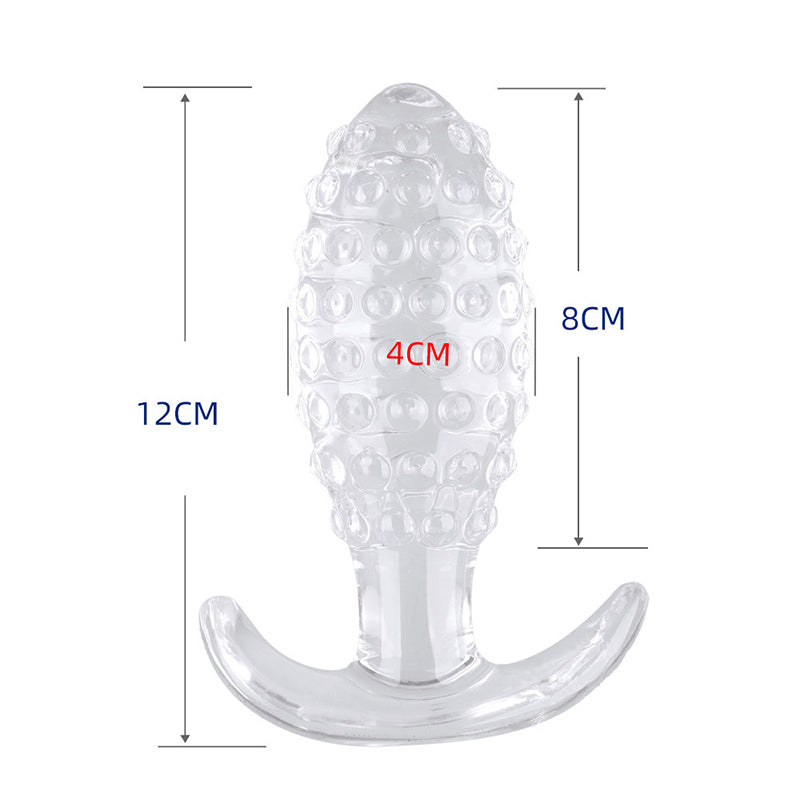 SMALL ANAL TOYS 5 INCH TRANSPARENT TRAINER MEN