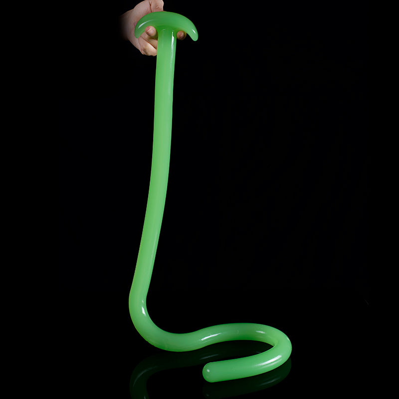 LONG ANAL TOYS MALE 39 INCH GREEN SOFT