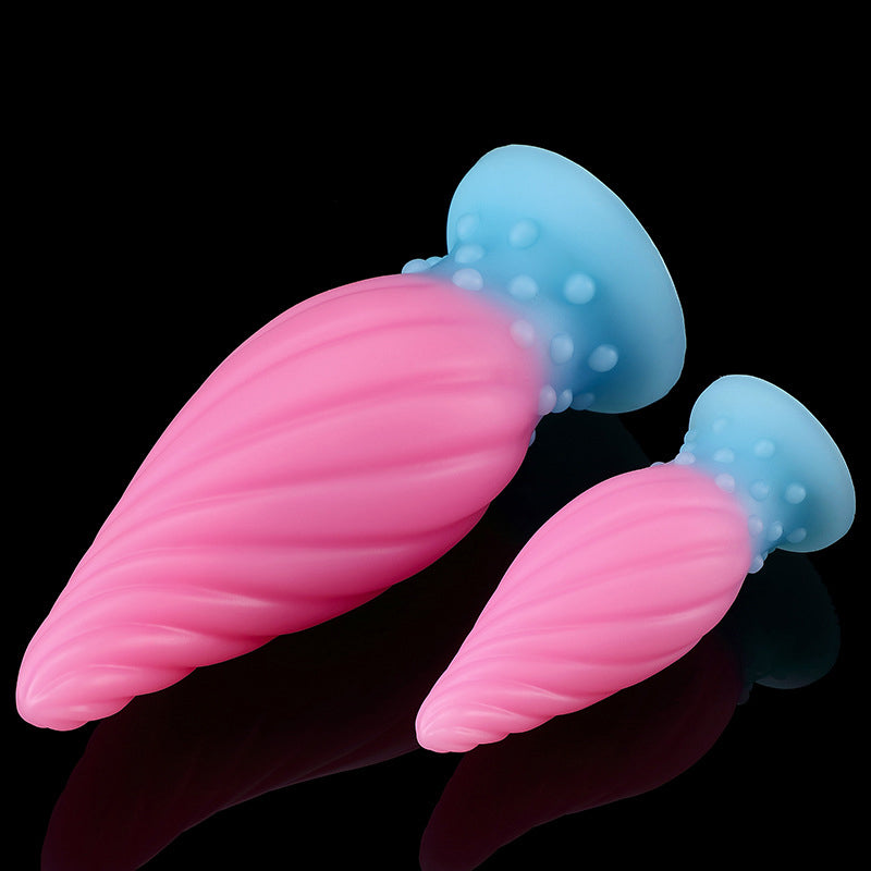 MALE ANAL TOYS FOR WOMEN LUMINOUS 8 INCH COLORFUL