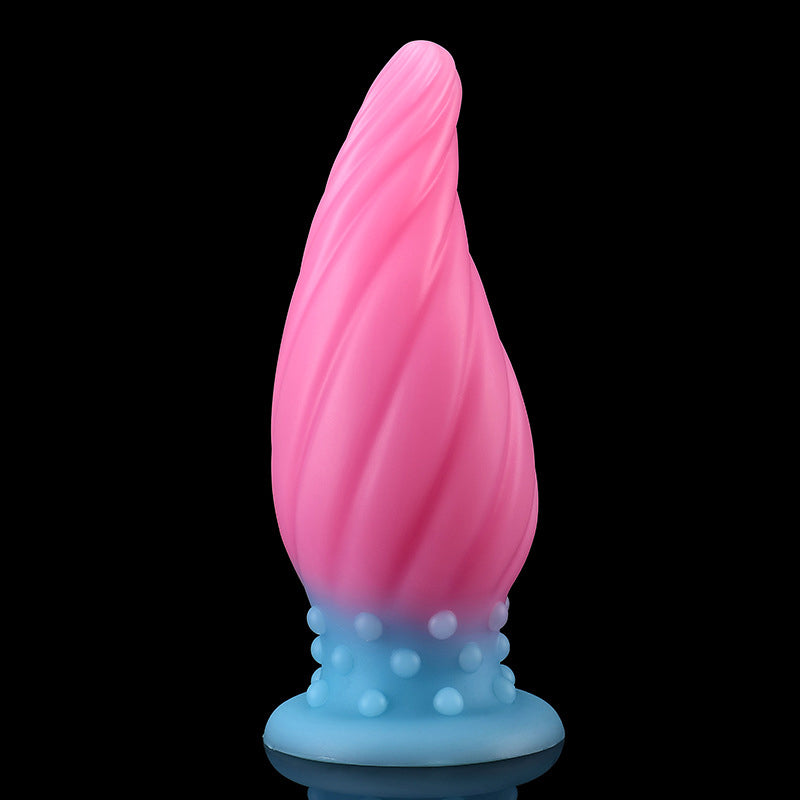 MALE ANAL TOYS FOR WOMEN LUMINOUS 8 INCH COLORFUL