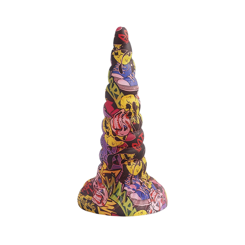 ANAL DILDO SILICONE 7 INCH COLORFUL