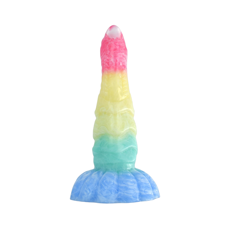 ANAL DILDO SILICONE 7 INCH COLORFUL