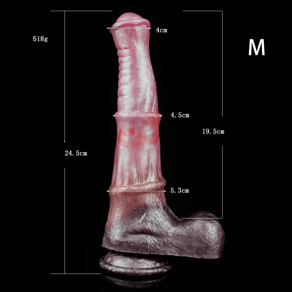ÉNORME GODE DE CHEVAL EN SILICONE AVEC VENTOUSE DE 13 POUCES