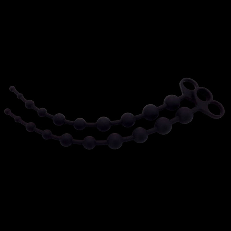 BEADED ANAL TOYS MALE 13 INCH SILICONE LONG PINK