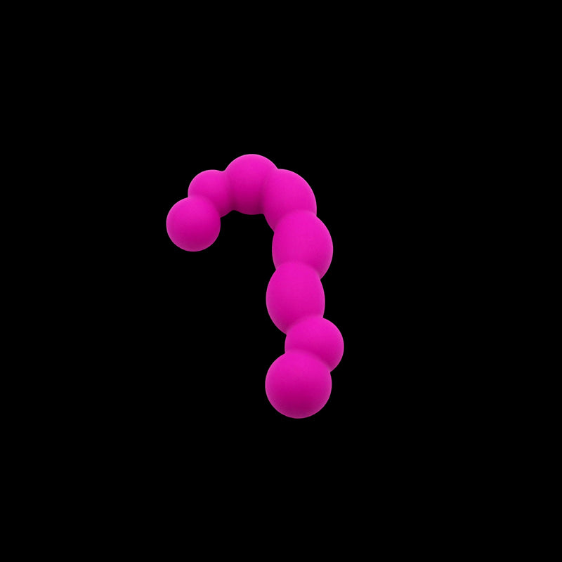 BEADED ANAL TOYS MEN 4 INCH SILICONE PINK