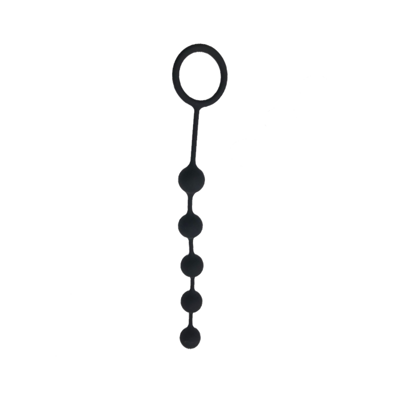 BEADED ANAL DILDO 13 INCH LONG SILICONE