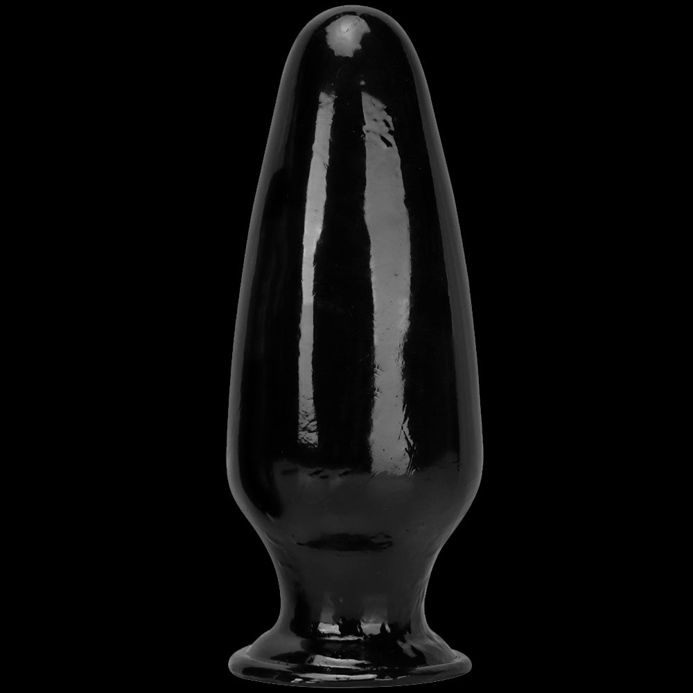 ÉNORME GODE À VENTOUSE PVC 12 POUCES NOIR