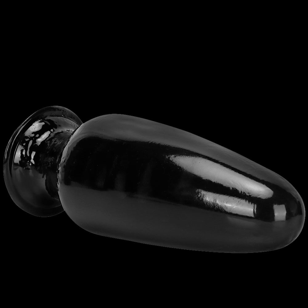 ÉNORME GODE À VENTOUSE PVC 12 POUCES NOIR