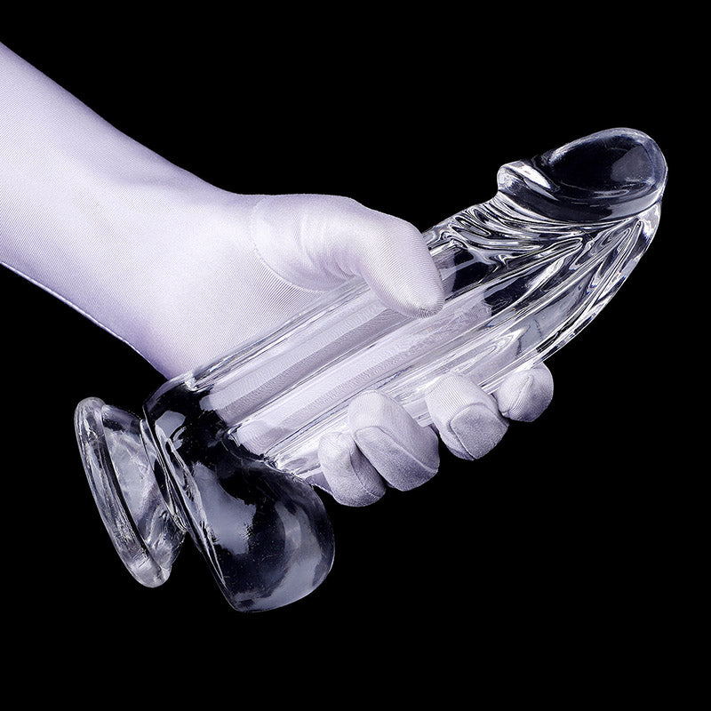 CLEAL ANAL DILDO FOR MALE REALISTIC 8 INCH