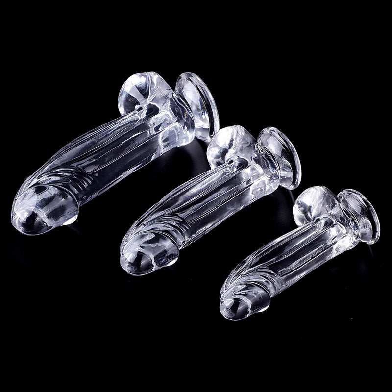 CLEAL ANAL DILDO FOR MALE REALISTIC 8 INCH