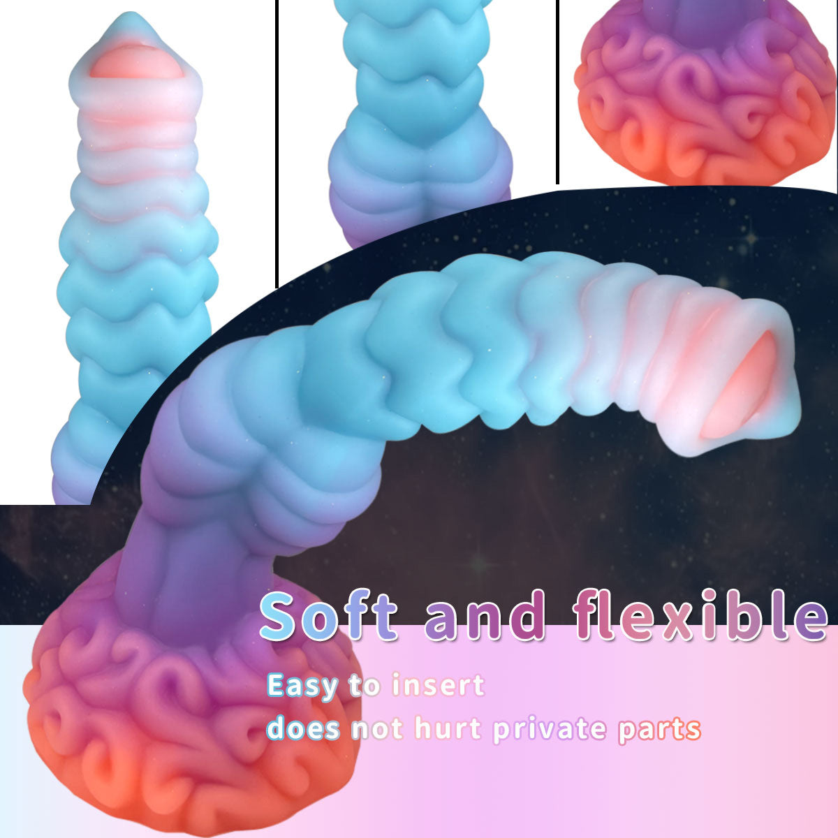 MONSTER DILDO ANAL SILICONE BIG 10 INCH