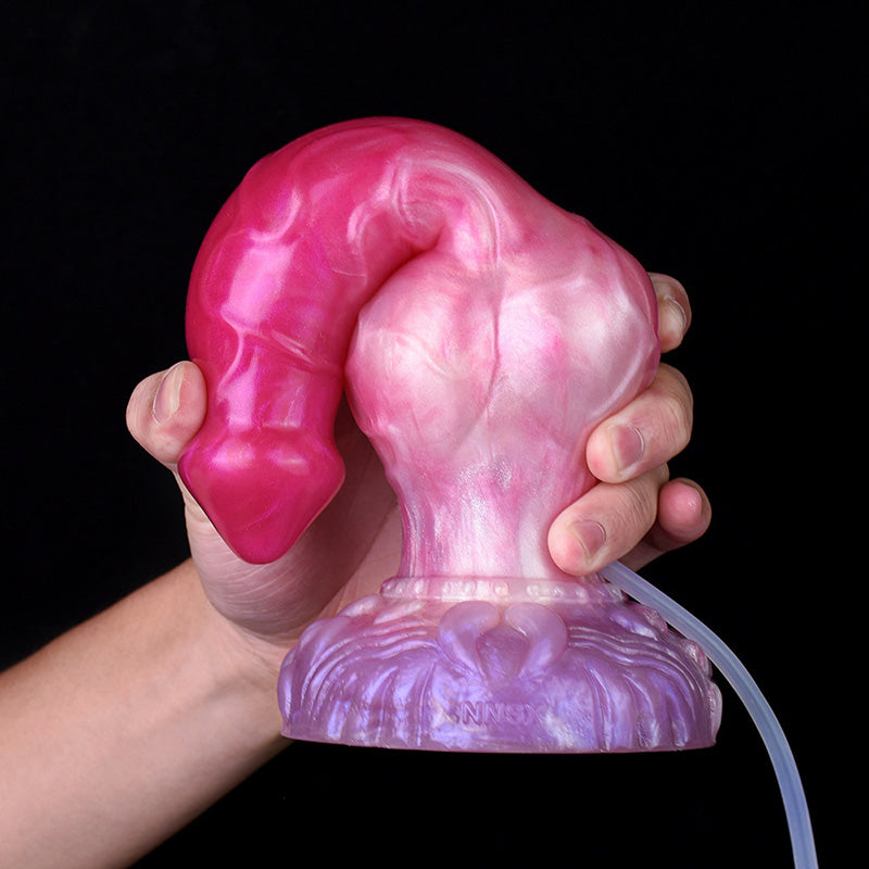 MONSTER DILDO ANAL SQUIRTING BIG 10 INCH PINK