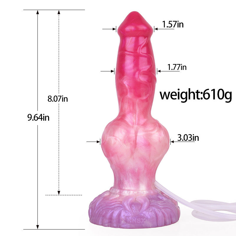 MONSTER DILDO ANAL SQUIRTING BIG 10 INCH PINK