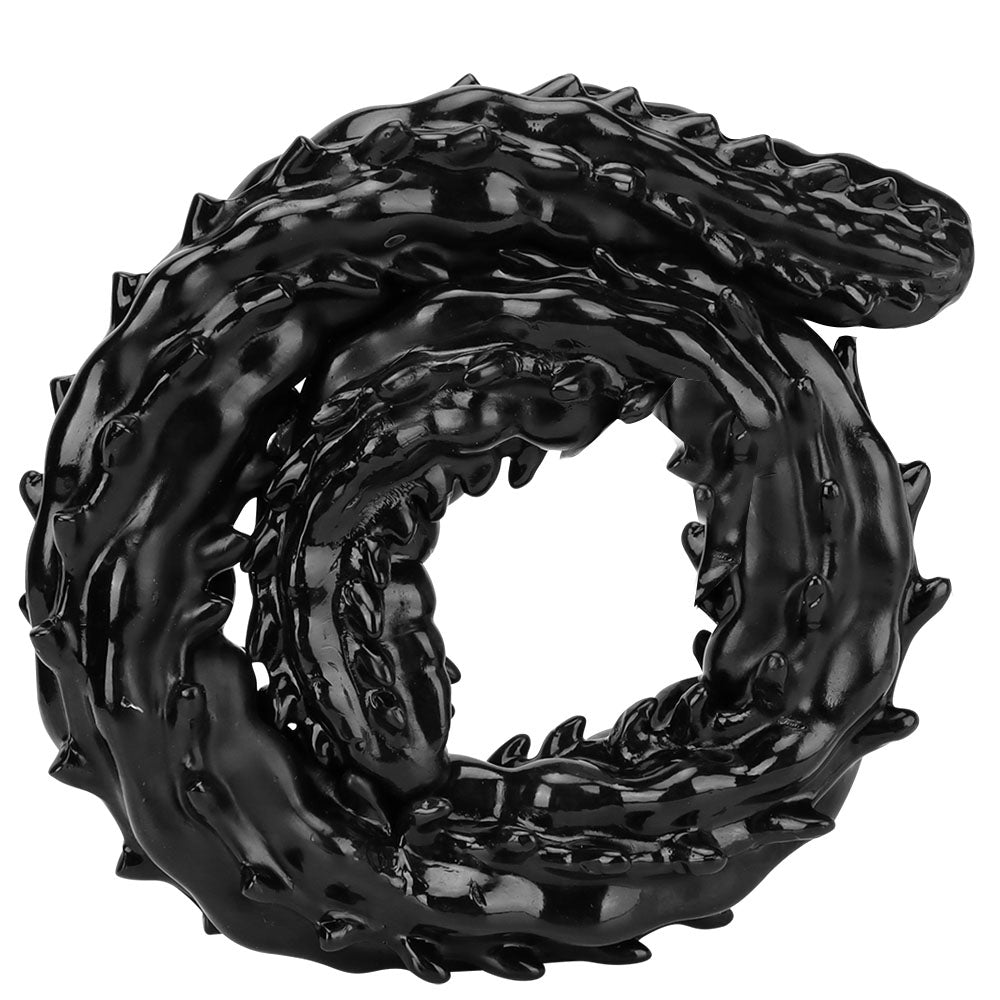 LONG ANAL TOYS HUGE DOUBLE PVC 32 INCH BLACK