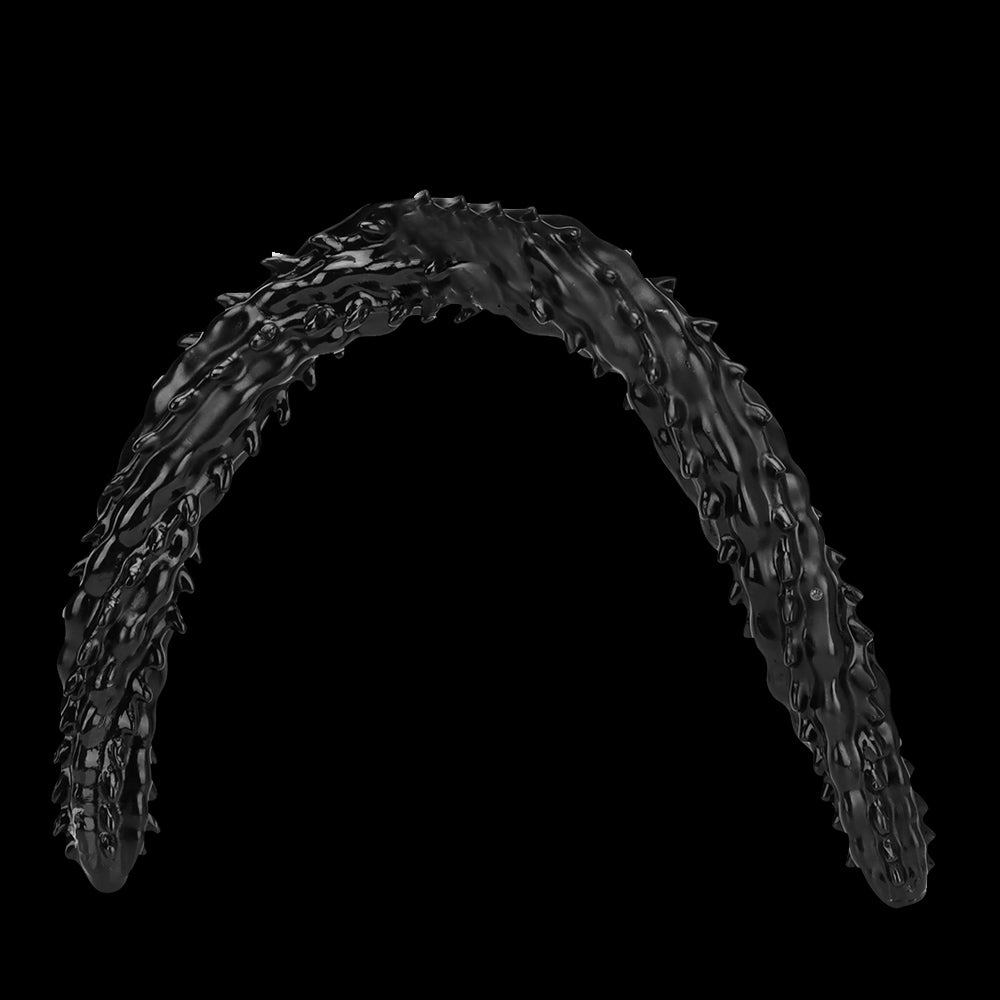 LONG ANAL TOYS HUGE DOUBLE PVC 32 INCH BLACK