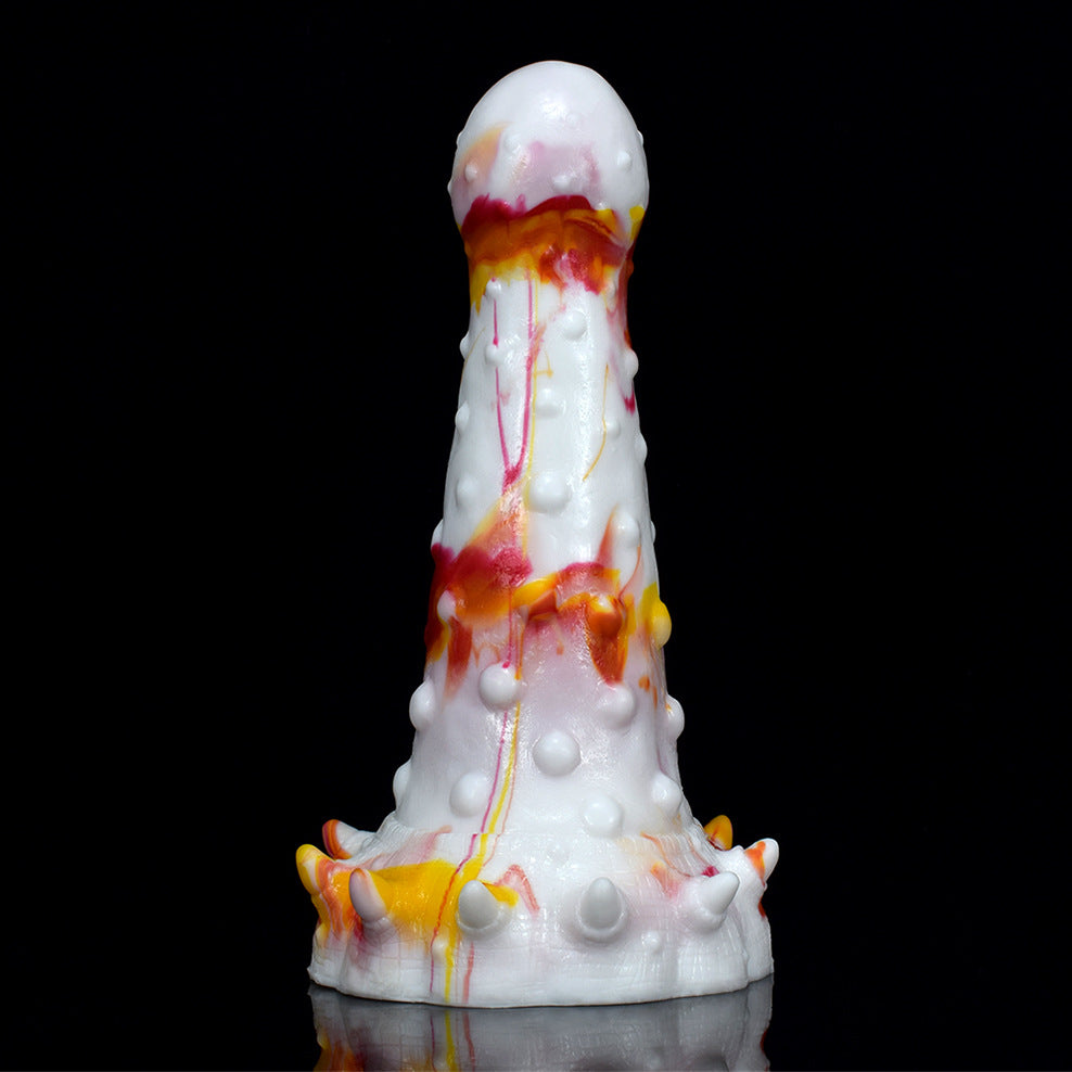 ANAL DILDOS SILICONE 8 INCH WHITE1.0