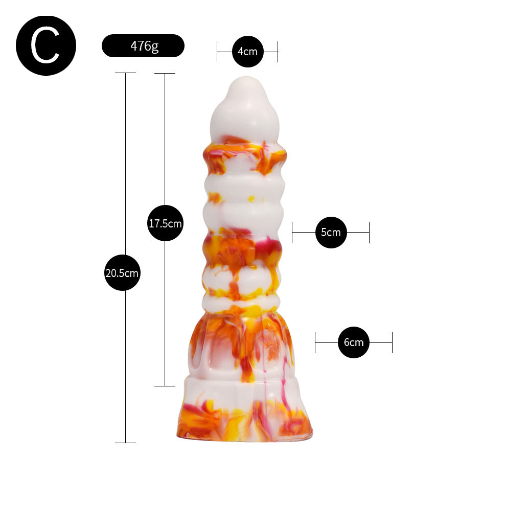 ANAL DILDOS SILICONE 8 INCH WHITE1.0