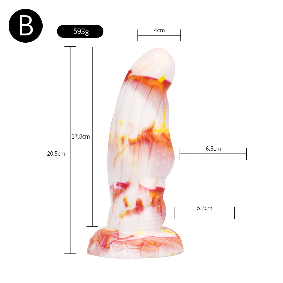ANAL DILDOS SILICONE 8 INCH WHITE1.0