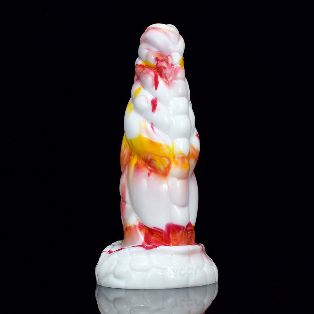 DILDO TENTACULE EN SILICONE NOUÉ 9 POUCES FLAMES 2.0