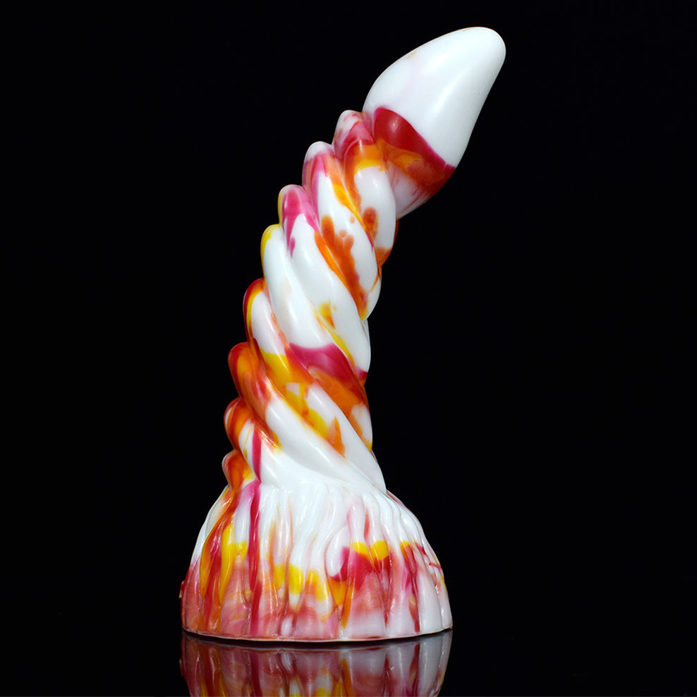 Gode tentacule monstre en silicone 9 pouces flammes 2.0