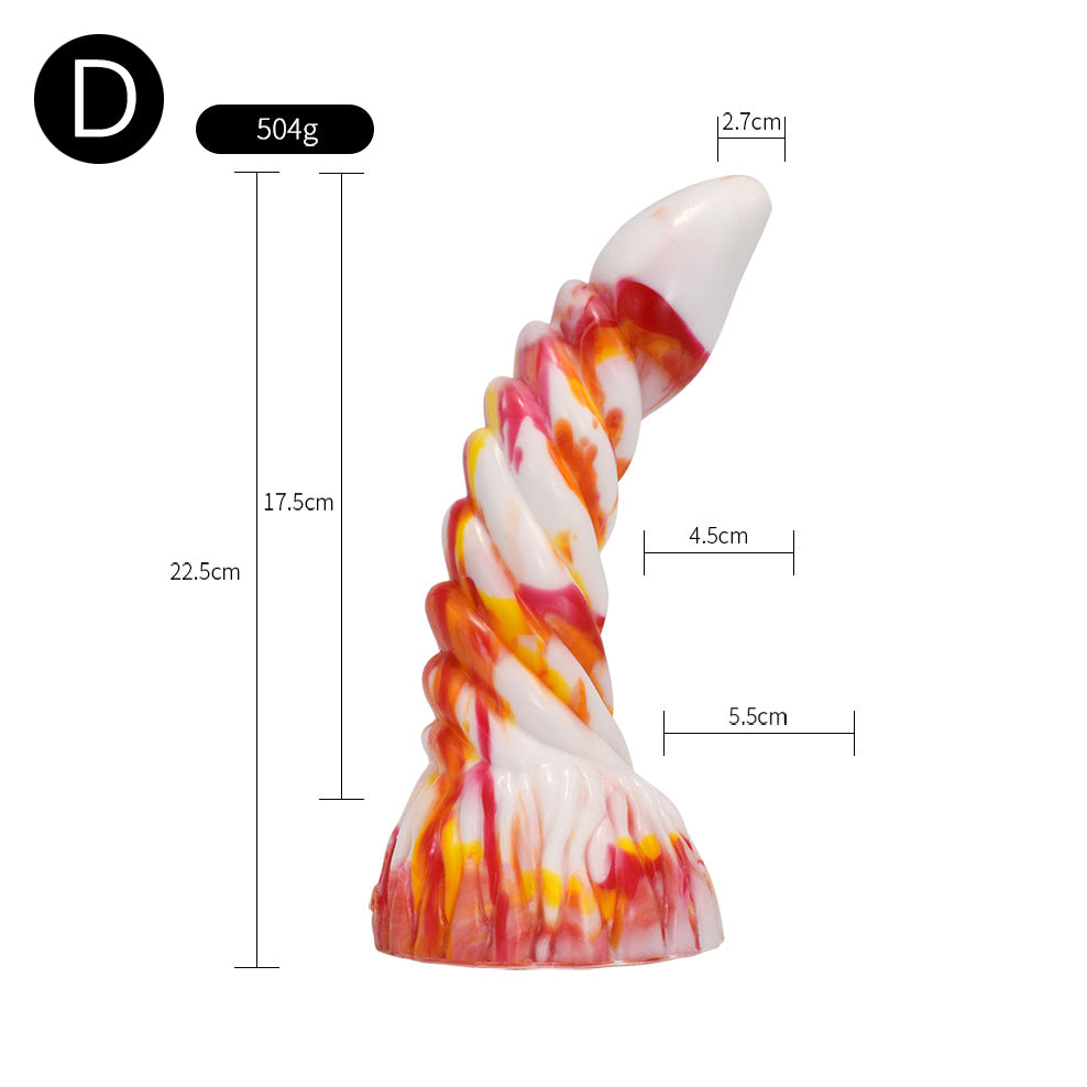 Gode tentacule monstre en silicone 9 pouces flammes 2.0