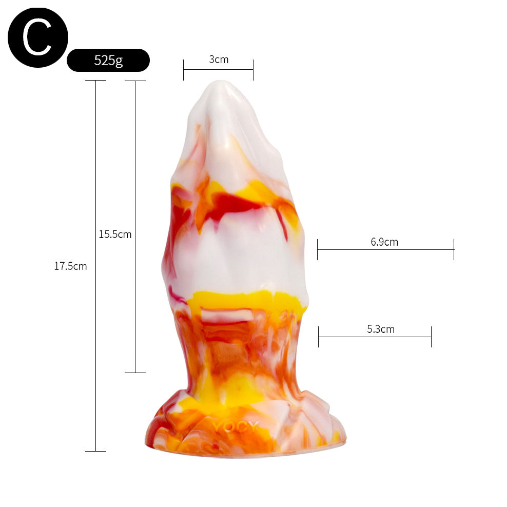Gode tentacule monstre en silicone 9 pouces flammes 2.0