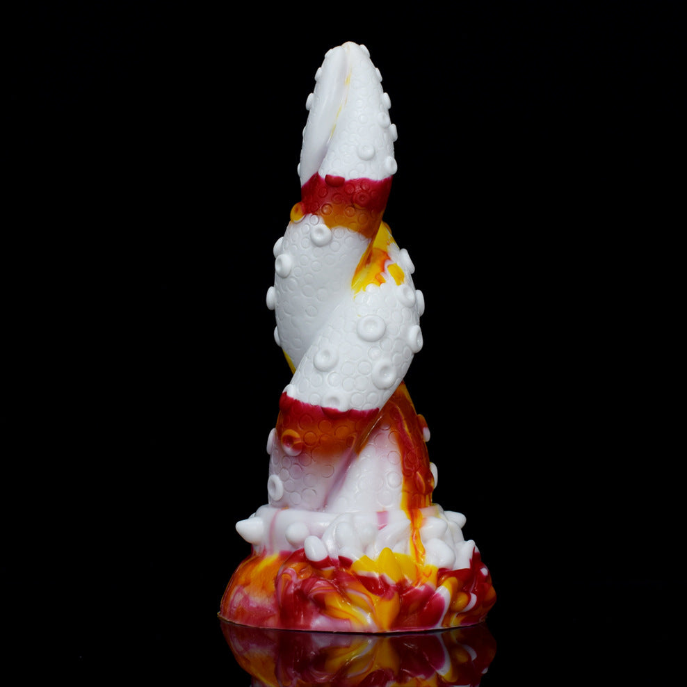 Gode tentacule monstre en silicone 9 pouces flammes 2.0