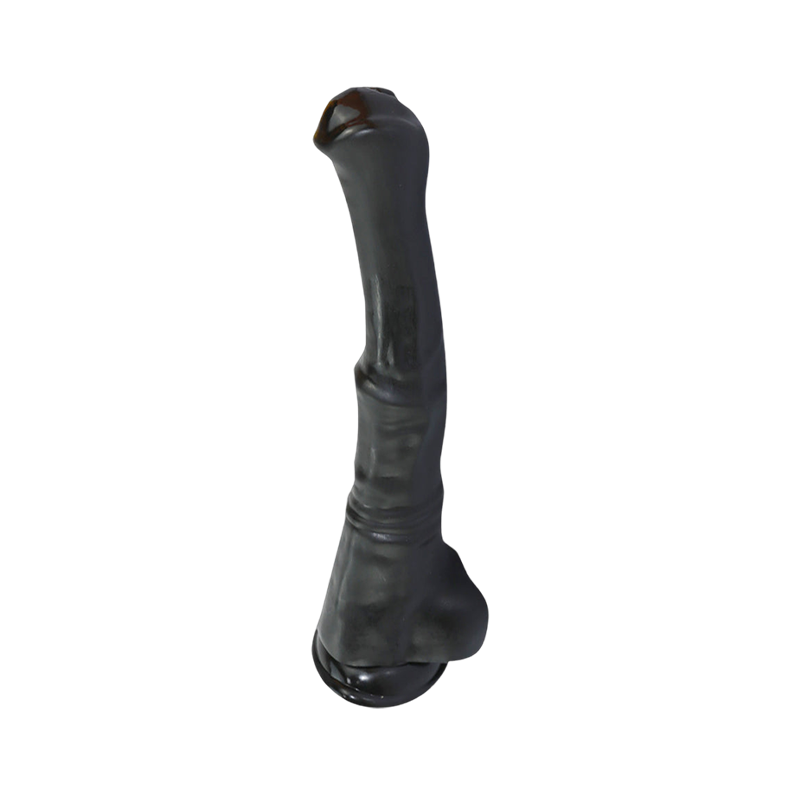 Gode géant en PVC pour cheval de 40,6 cm de long, noir