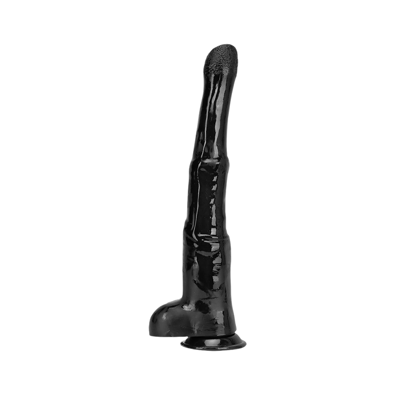Gode géant en PVC pour cheval de 46 cm de long, noir