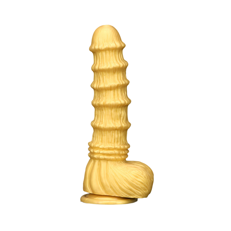 Gode Cheval Énorme Silicone 11 pouces NOUÉ Or