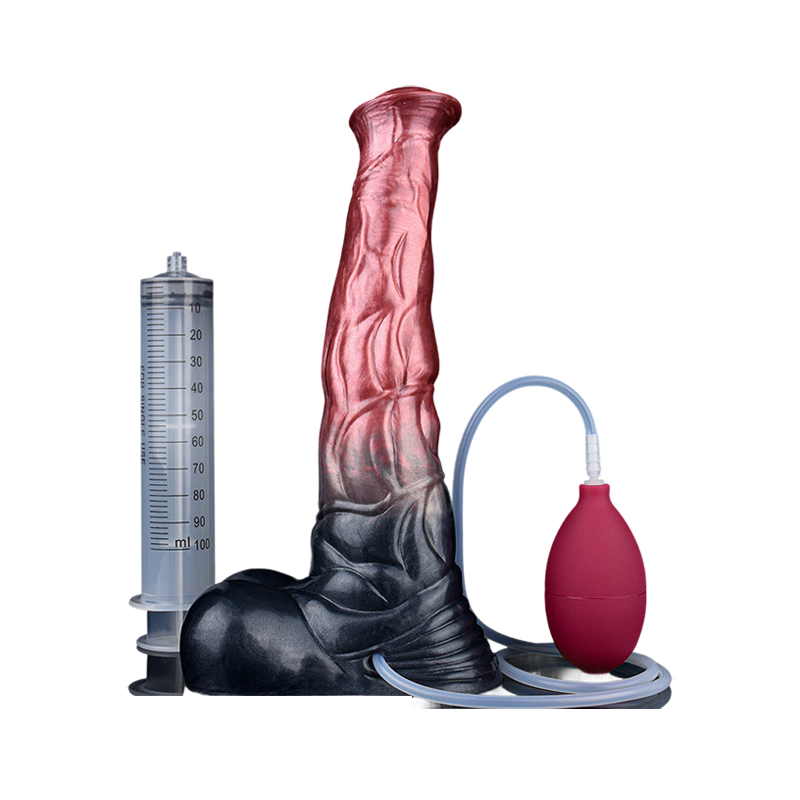 HORSE DILDO ANAL SQUIRING 12 INCH SILICONE LONG