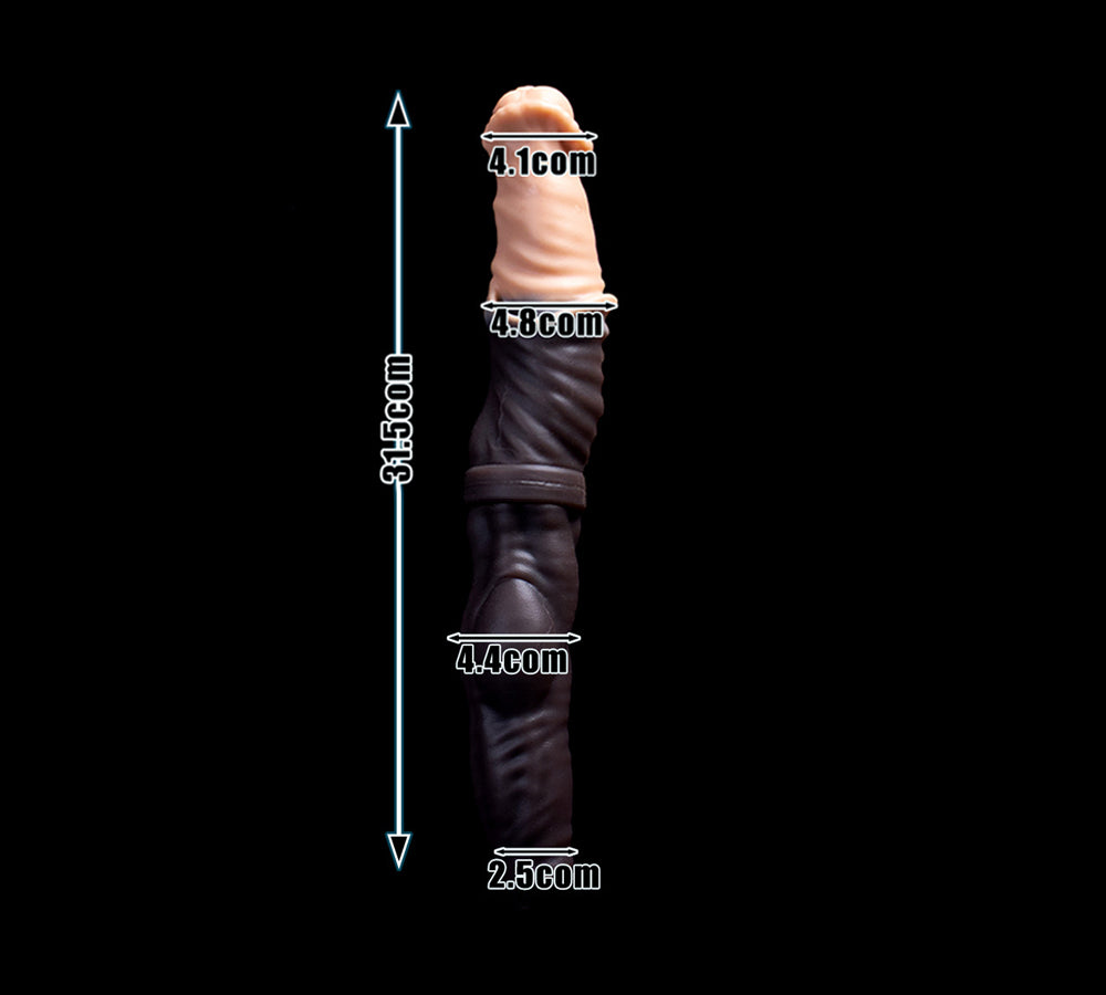 HORSE DILDO ANAL DOUBLE SILICONE 12 INCH HUGE
