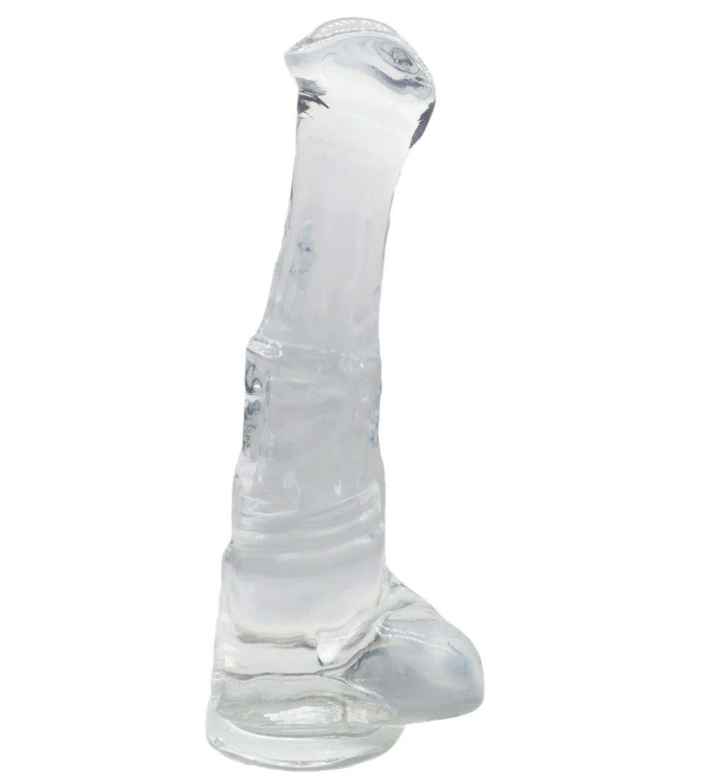 Gode géant en PVC pour cheval de 40,6 cm de long, marron