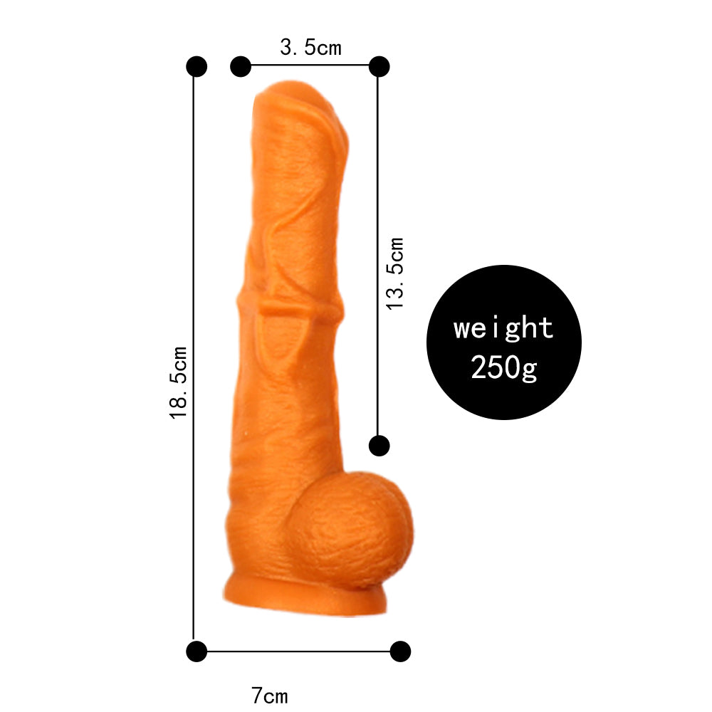 Gode cheval énorme en silicone de 15 pouces de chair