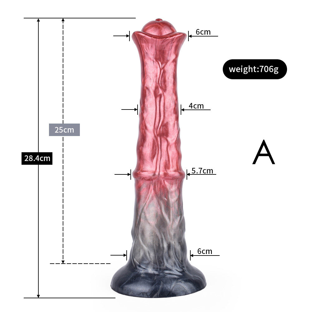 HORSE DILDO ANAL HUGE 12 INCH SILICONE PINK