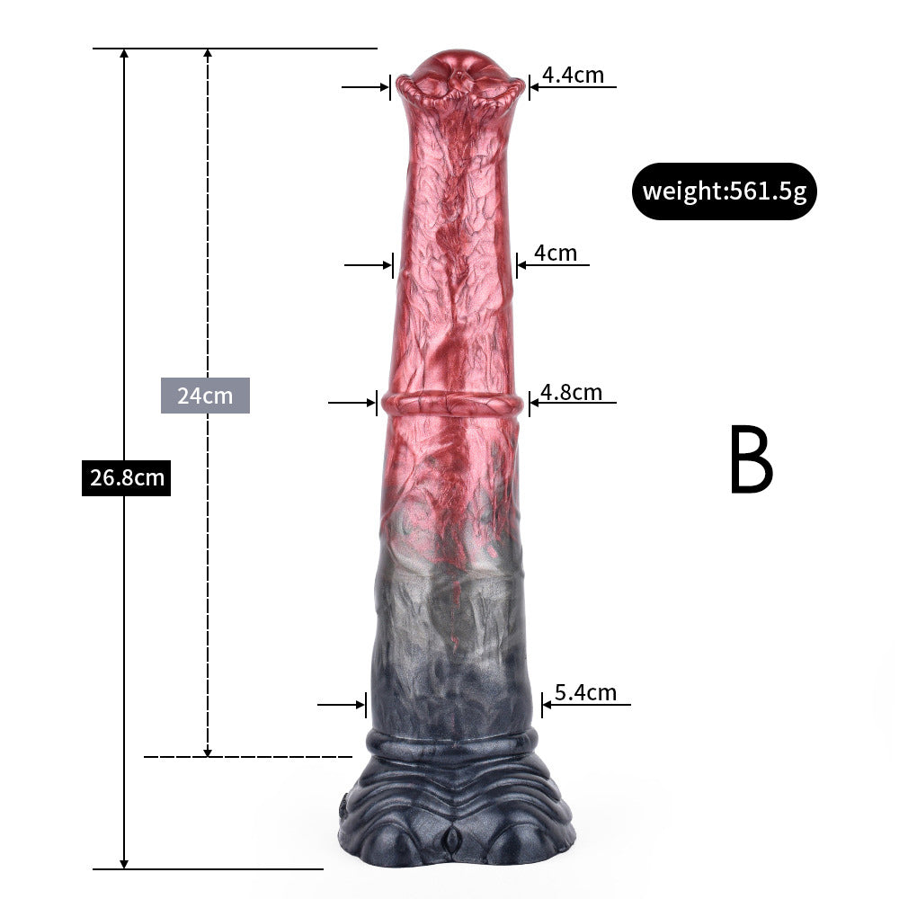 HORSE DILDO ANAL HUGE 12 INCH SILICONE PINK