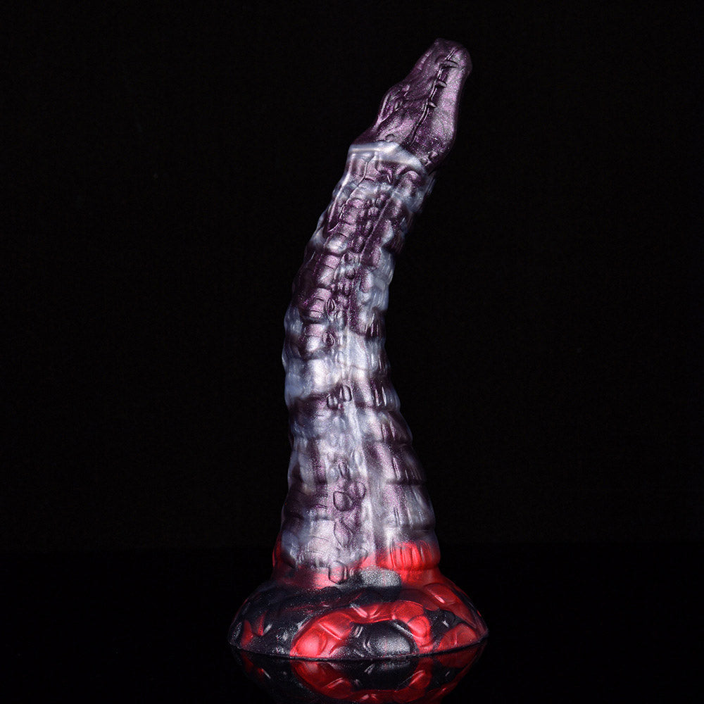Gode cheval tentacule en silicone 10 pouces à pointes