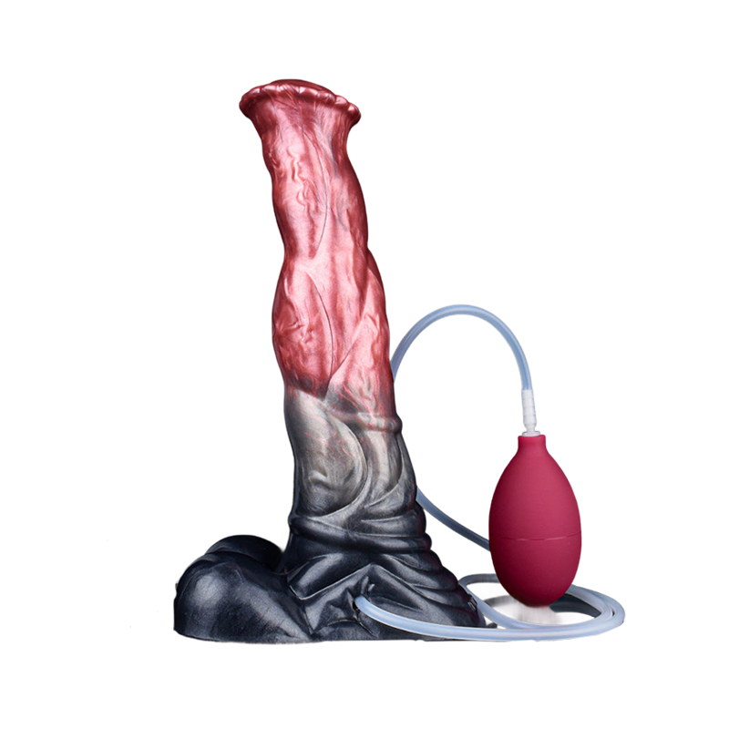 Godemichets pour chevaux quirting 11 pouces en silicone rose