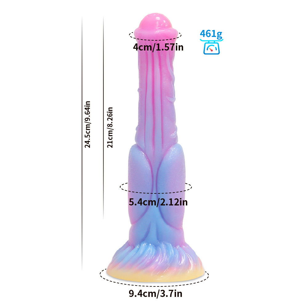 HORSE DILDOS ANAL 10 INCH GLOW IN THE DARK